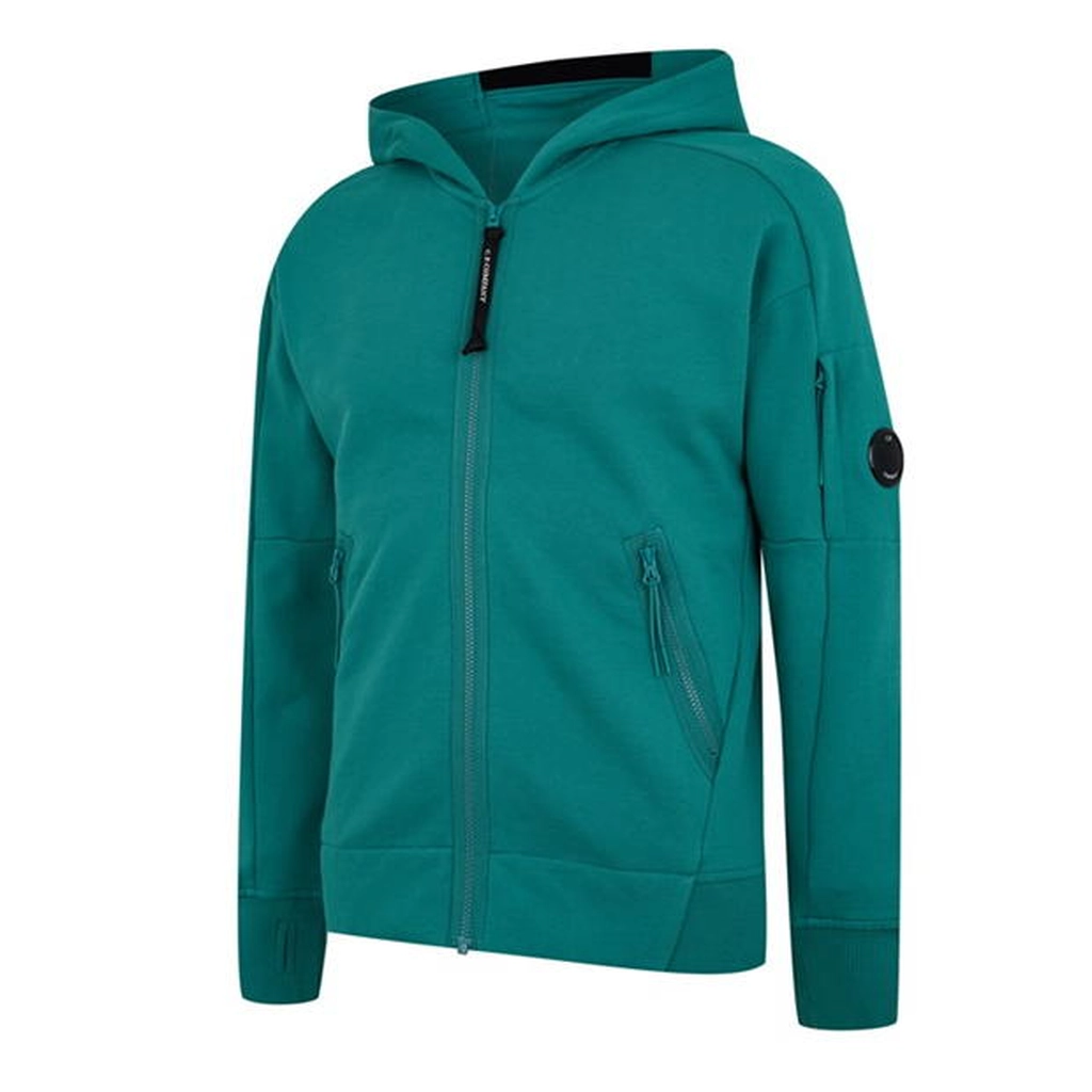 CP Company Goggle Lens Hoodie - Blue